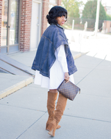 Mid Wash Aymeline Denim Jacket - Girlsintrendy, Girls In Trendy