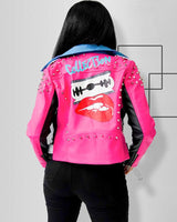 Look Around Pink Moto Jacket - Girlsintrendy, Girls In Trendy