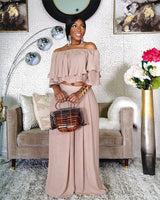 RUFFLE EDGE PANTS SET