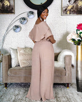 RUFFLE EDGE PANTS SET