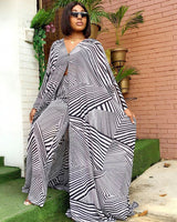 Rich Queen Vibes- 2pc Kaftan Top/Pant SET