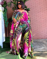 Rich Queen Vibes- 2pc Kaftan Top/Pant SET