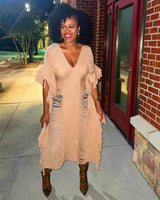 Distressed Frenzy Dress