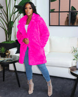 Surfin' Bird Faux Fur Coat