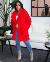 Surfin' Bird Faux Fur Coat