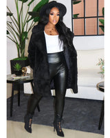 Surfin' Bird Faux Fur Coat