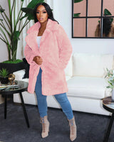 Surfin' Bird Faux Fur Coat