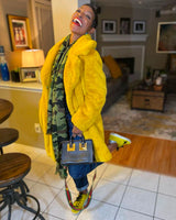 Surfin' Bird Faux Fur Coat