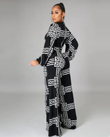 CHRISTINA AZTEC PRINT JUMPSUIT