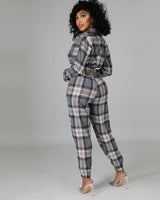 Plaid Him Jumpsuit
