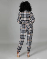 Plaid Him Jumpsuit