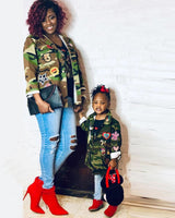 Cute Emoji Camo Jacket - Girlsintrendy, Girls In Trendy