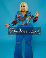 Colorful Moto Jacket