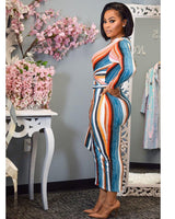 Rainbow Thinking Midi Dress (S ~ 5XL) - Girlsintrendy, Girls In Trendy