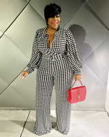 Classic Houndstooth Jumpsuit