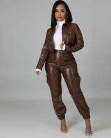 Ray Faux Leather Set