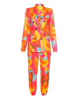 Colorful Jogger Pantsuit