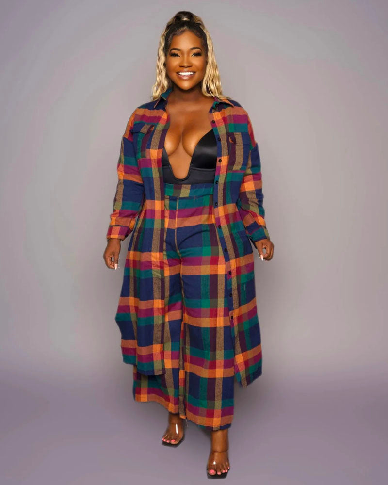 Everyday We Plaid 2pc Set