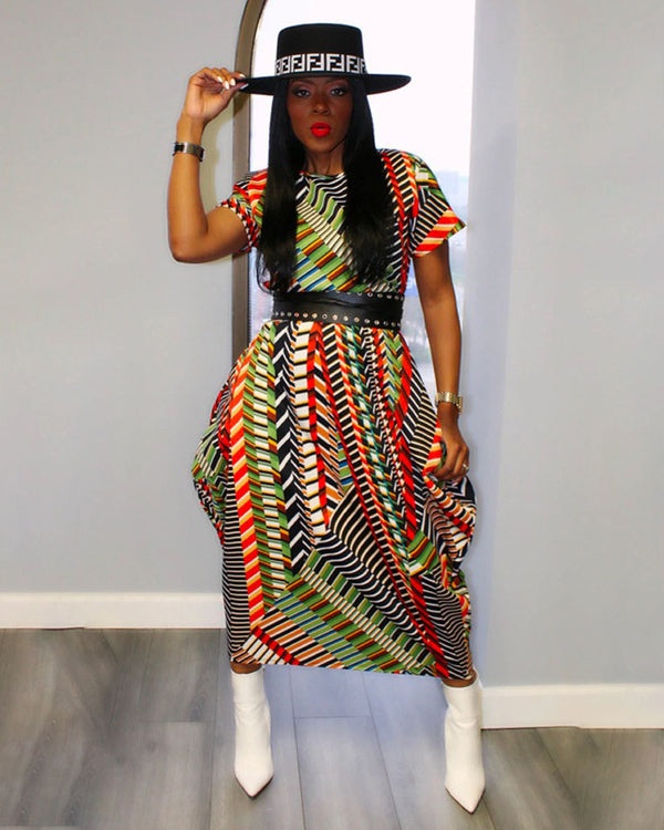 Amaya Print Dress